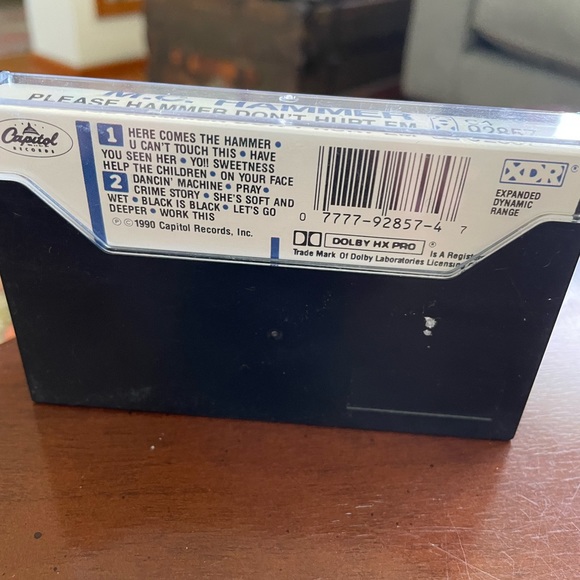 🔨 Vintage M. C. Hammer Please Don’t Hurt ‘Em 1990 Capitol Records Cassette Tape - Picture 6 of 7